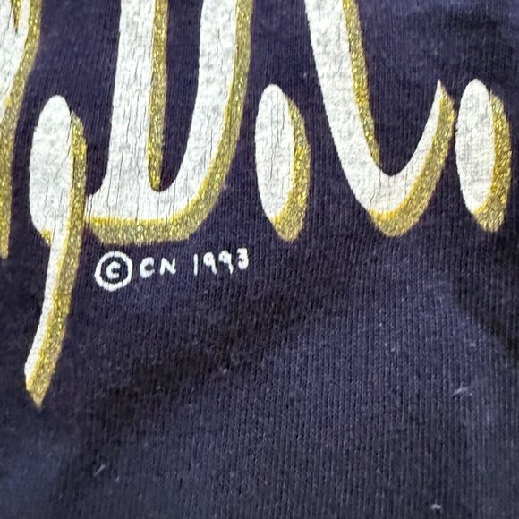 VTG Washington DC T Shirt Size L Single Stitch 1993 Blue American Crest Eagle St - Picture 5 of 12